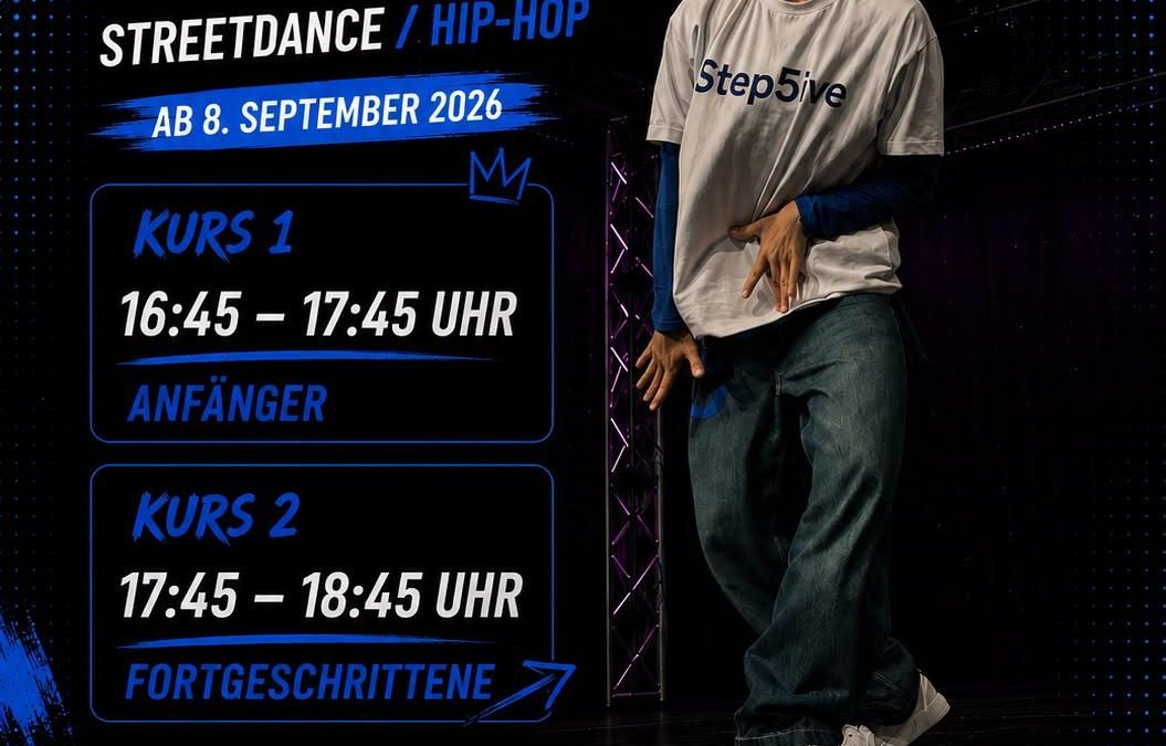 Streetdance/Hiphop: Neue Kurse ab September!
